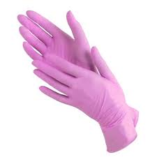 Pink Nitrile Medical Examination Gloves | Textured